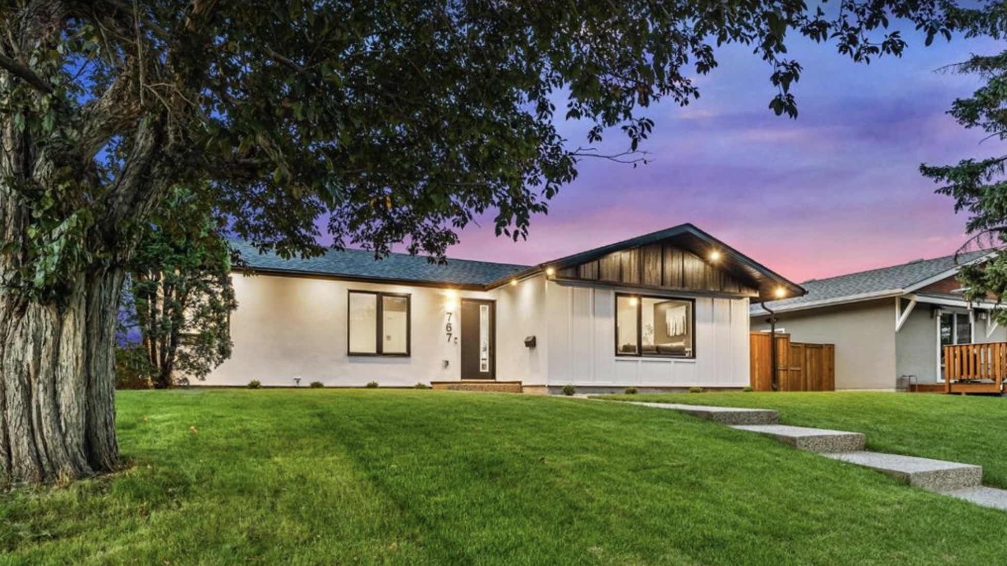 After exterior home refresh