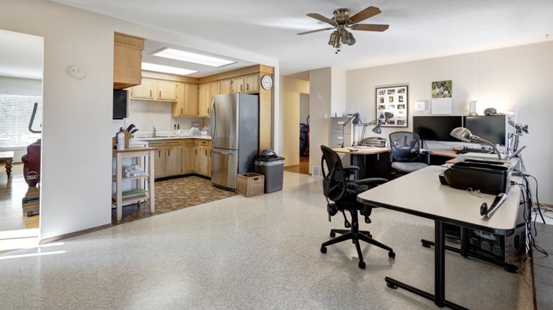 Before kitchen renovation from second angle